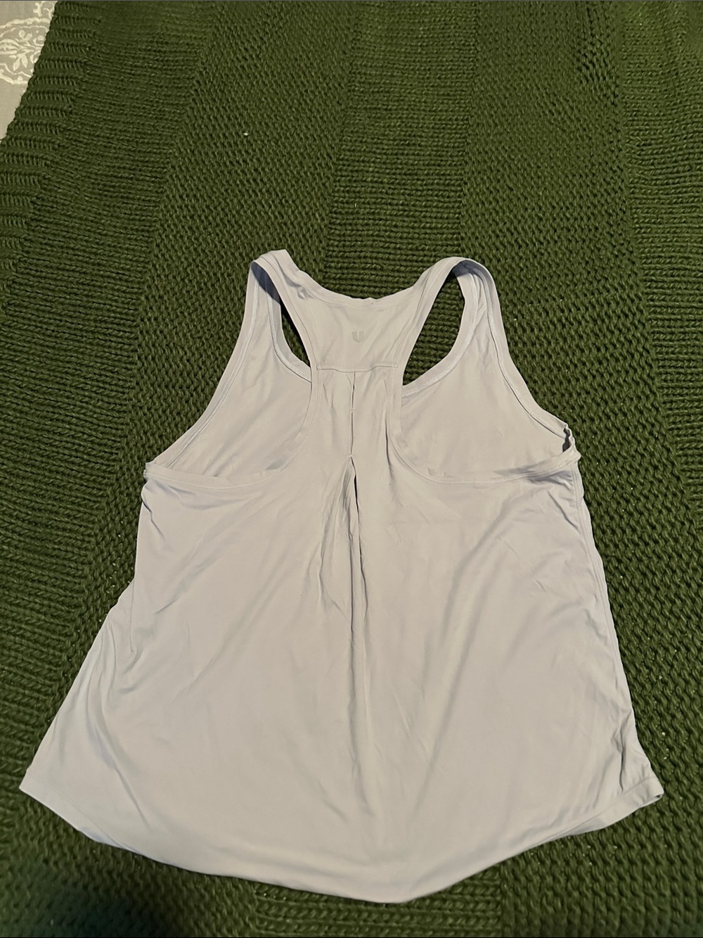 Women's White Racerback Performance Tank - Picture 2 of 2